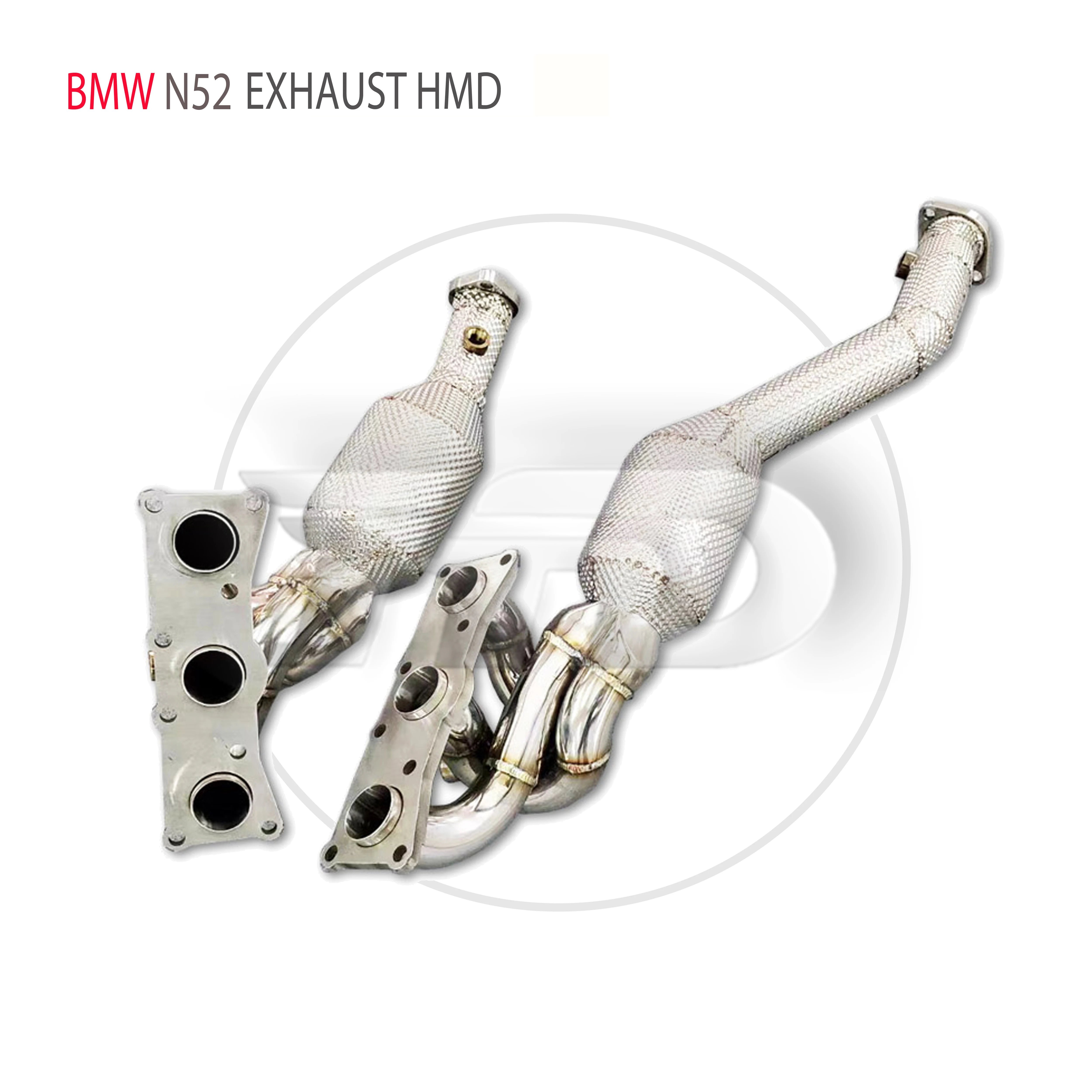 

HMD Exhaust Manifold System High Flow Performance Downpipe for BMW 730Li F02 N52 Engine 3.0L with heat insulation