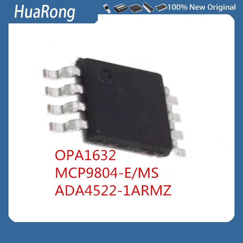 5 Teile/los OPA1632 OPA1632DGN OPA1632DGNR MCP9804-E/MS MCP9804E ADA4522-1ARMZ A3G MSOP-8