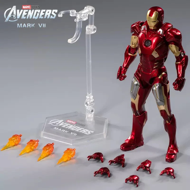 Zd Spielzeug Iron Man MK7 Modell 7 Zoll Action figuren Tony Stark Iron Man Avengers sammeln wirklich Modell Ornamente Junge Geschenke