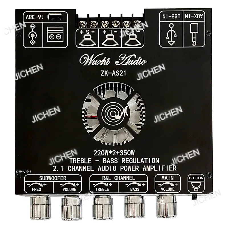 

AS21 2.1 channel TPA3255 Bluetooth digital power amplifier board module tone subwoofer 220W * 2 + 350W