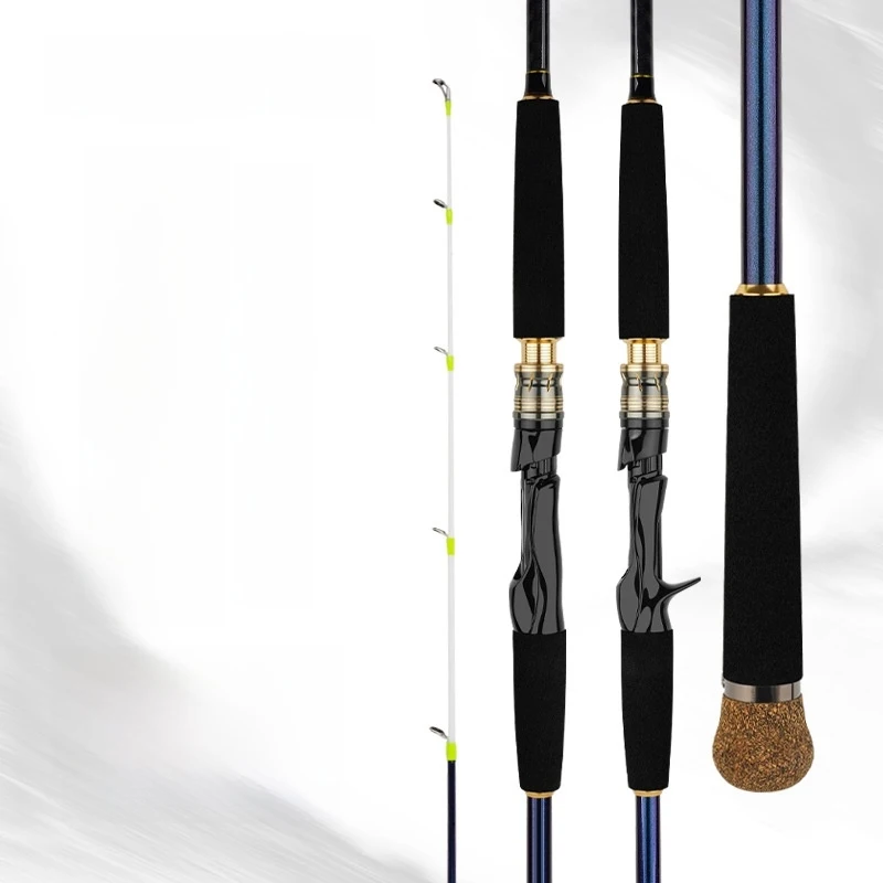 

Professional Saltwater Popping Rod H-Power, Ultra-Light Ultra-Hard Deep-Sea Boat Rod, Long Casting For Giant Grouper GT Bumphead