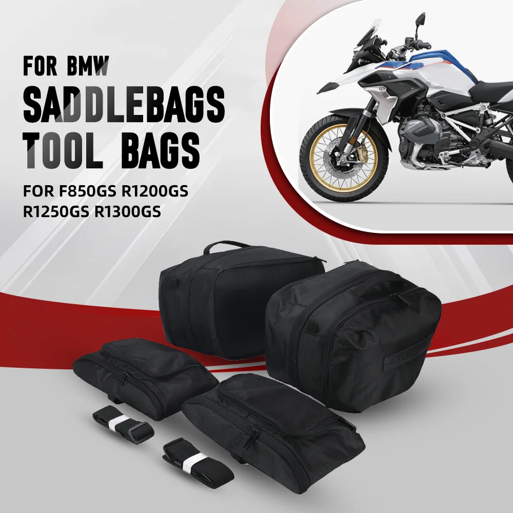 

R1200GS R1250GS LC ADV Motorcycle Bag Saddle Inner Bags luggage bags For BMW R1200GS LC Adv R1200 GS F800GS Adventure ADV