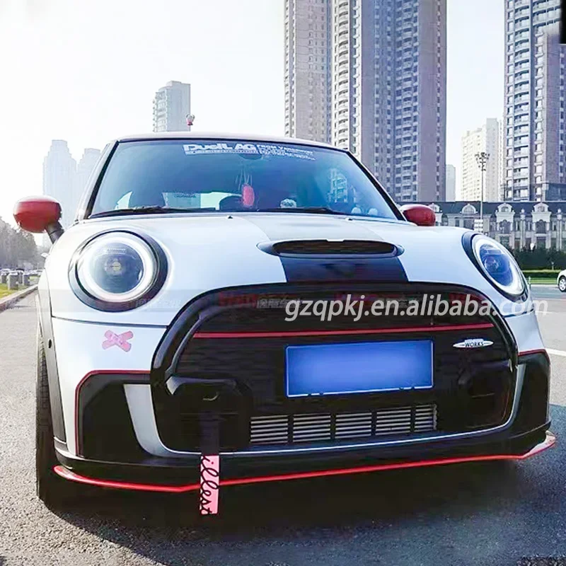 Suitable For 2022 BMW MINI JcwF56 Modified Carbon Fiber Front Shovel Front Lip Side Skirt Body Kit