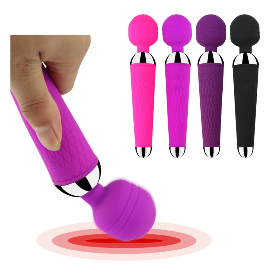 10 Speeds Dildo Vibrator Magic Wand G-spot Massager Clitoris Stimulator Vibrator Female Masturbator Adult Sex Toys For Woman