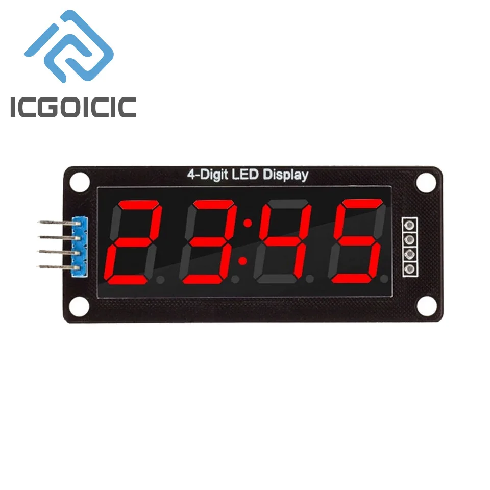 TM1637 4-cijferige 7-segment LED-displaymodule met Colon 0,56" voor Arduino Clock Timer
