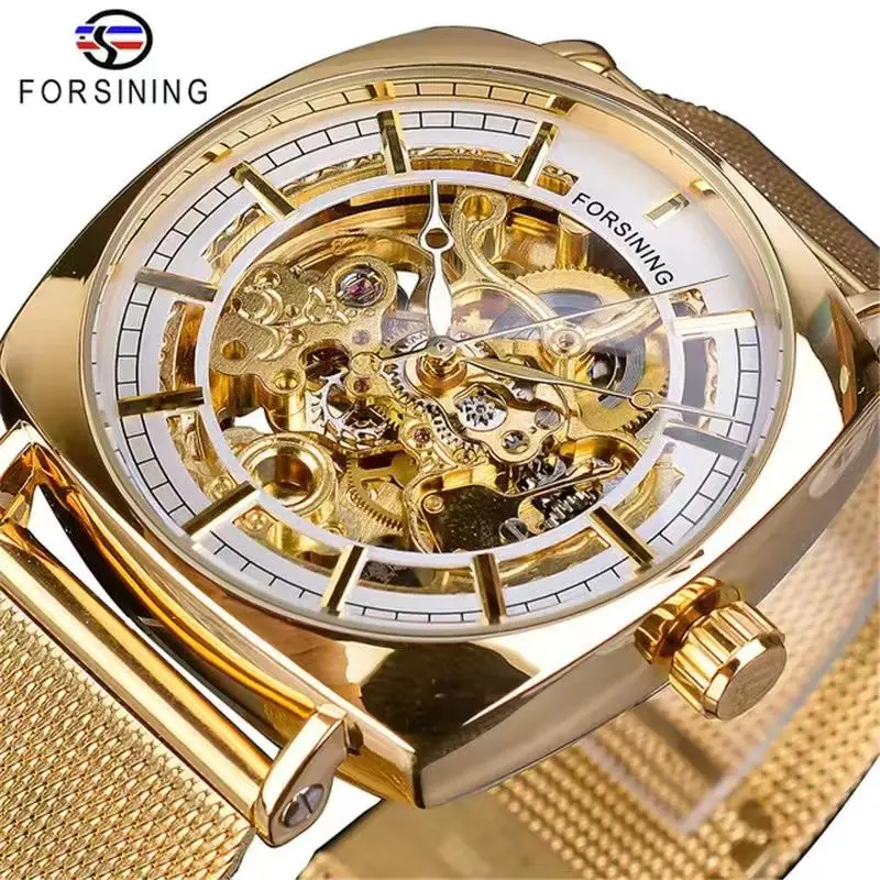 

New European and American Style Business Casual Hollow Automatic Mechanical Watch for Men, High-Value, Light Luxury, Fashionable, Simple, Stylish and Handsome Men's Watch