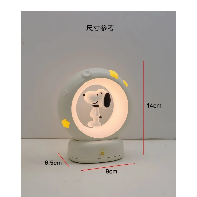 Anime Snoopy Nachtlichter rund um Figur Cartoon Kinder Klopflichter Jungen und Mädchen Geburtstagsgeschenke Schlafzimmer Nachttischlampe