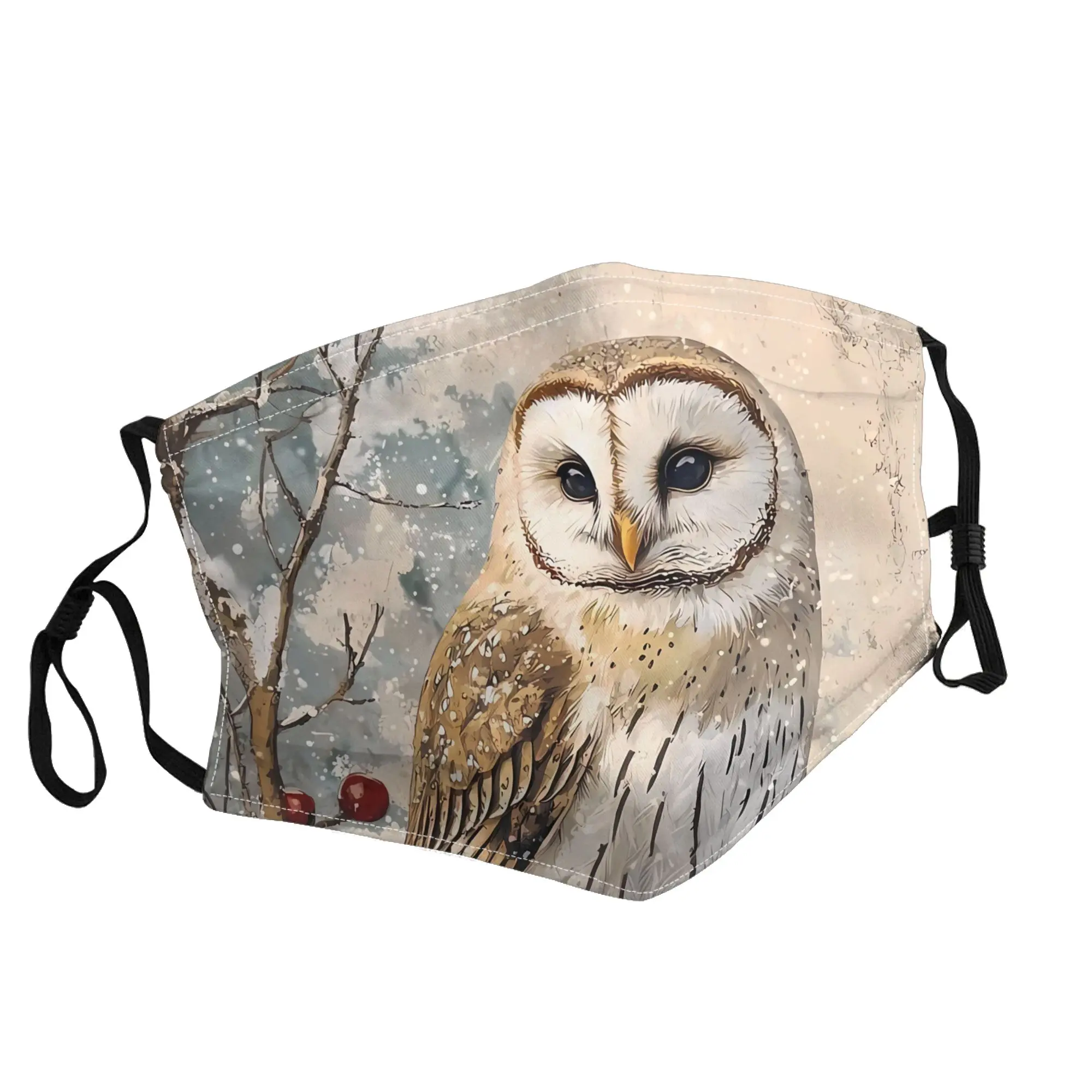 

Зимняя маска с принтом совы, унисекс, для активного отдыха, модная