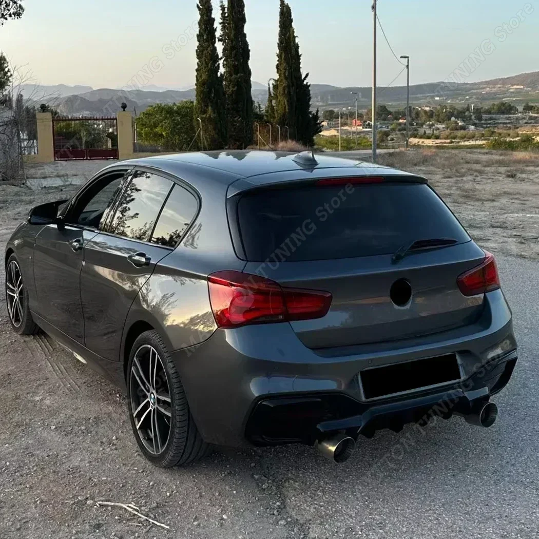 Car Rear Bumper Lip Diffuser Spoiler Splitters Guard Body Kit Tuning For BMW 1 Series M Sport F20 F21 M135i M140i 2015-2019