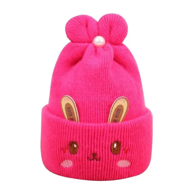 Gorro bebé con orejas de conejo – Tejido transpirable para invierno - imagen 4
