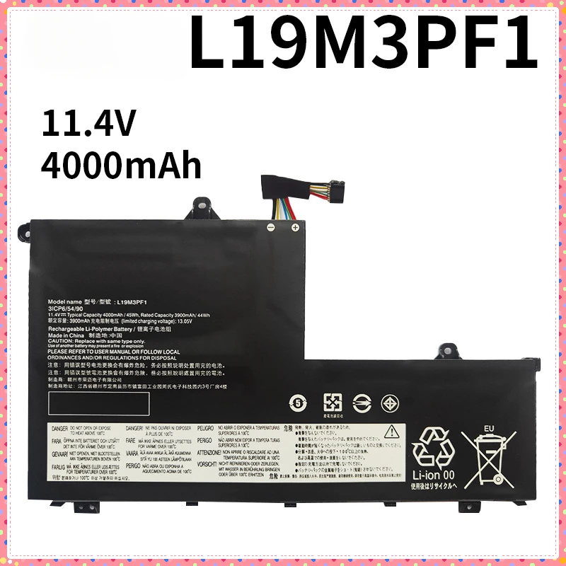 

NEW Laptop Battery For Lenovo ThinkBook 14 14-IIL 14-IML ThinkBook 15 15-IML 15-IIL L19M3PF1 L19D3PF1 L19L3PF1 L19C3PF9