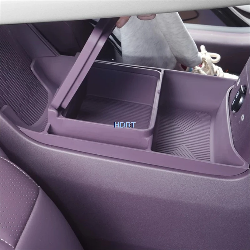 For Changan Deepal S07 S7 2026 + Car Style Center Console Storage Box Dust Proof Pad Container Organizer Tray Cover Accessories