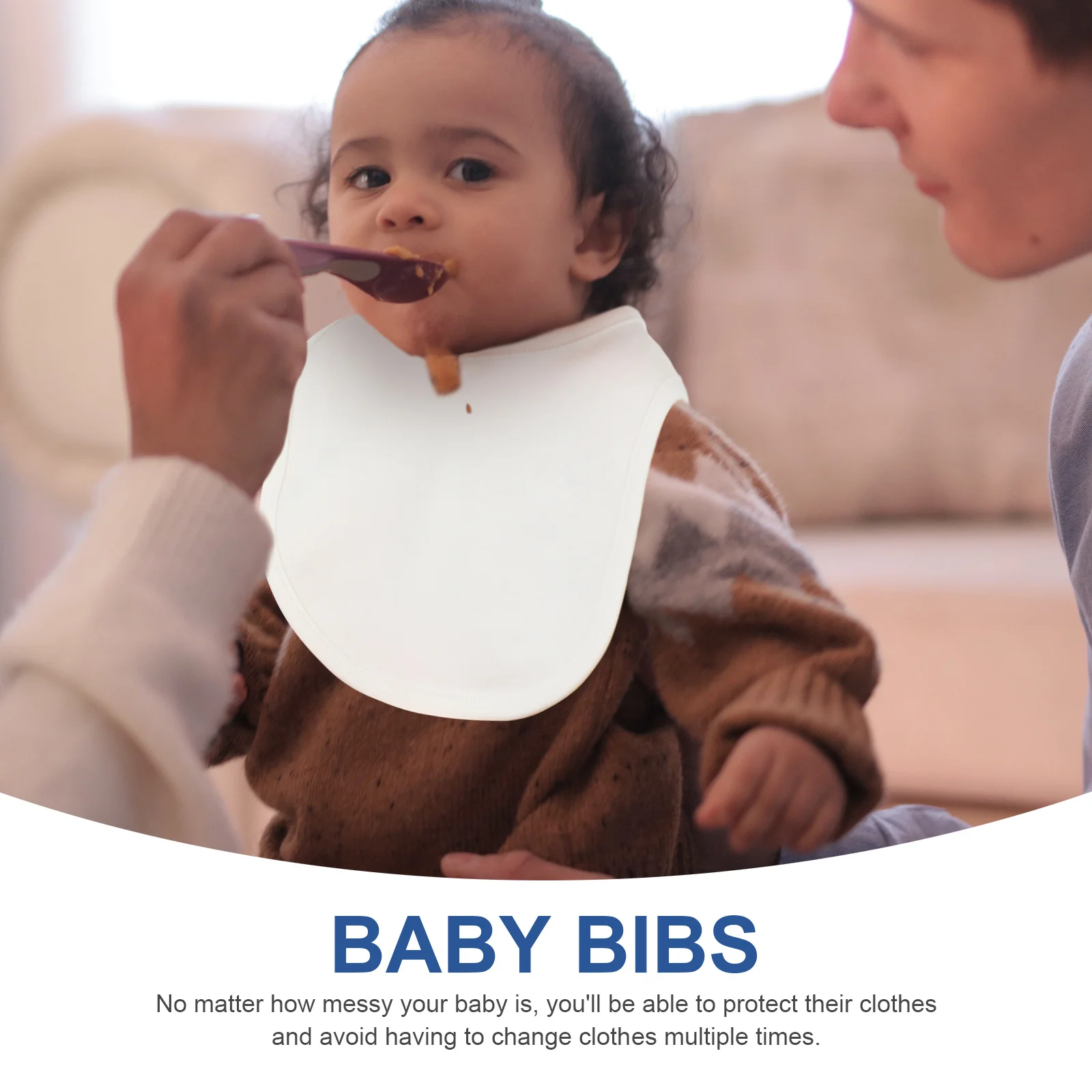 

8 шт. детские нагрудники для прорезывания зубов, хлопок, двухслойные, впитывающие, для малышей, мягкие, моющиеся, многоразовые, защита для кормления