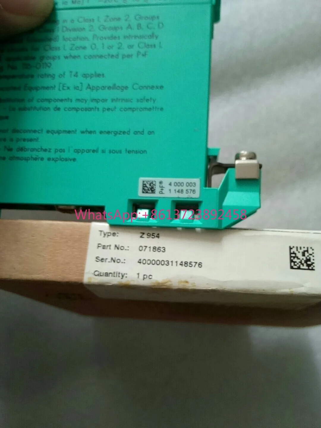 

New original Pepperl + Fuchs safety barrier Z 954