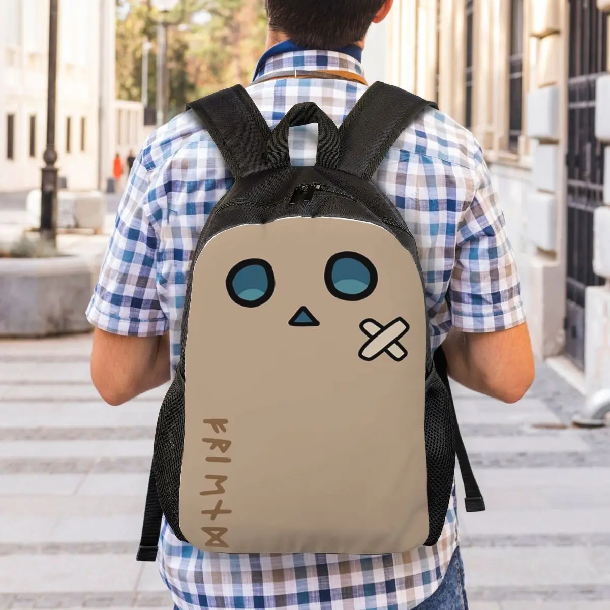 Hololive การผลิต Fictitious Virtual Youtuber Vtuber Nanashi Mumei Mascot กระเป๋าเป้สะพายหลัง Daypack BookBag กระเป๋าโรงเรียนไหล่กระเป๋า