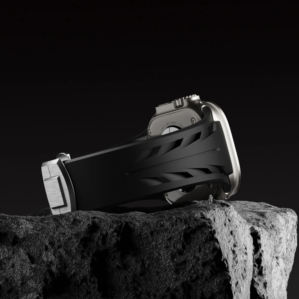 애플워치 울트라 실리콘 컷 투 사이즈 밴드 45mm 44mm 42mm 프리미엄 브레이슬릿 (아이워치 울트라 2 1 49mm 시리즈 9 8 7 SE 6 5 4 호환)