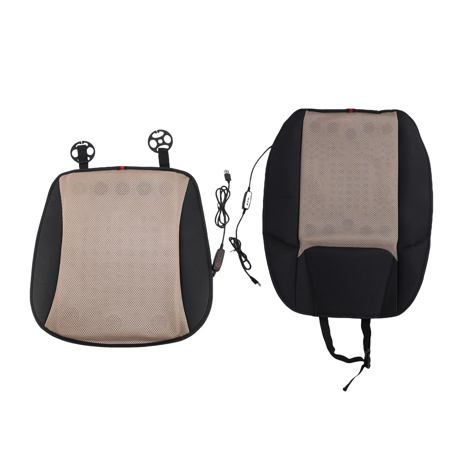 

Cooling Car Pad Cooling Car Cushion USB Powered 3 Temperature Settings Ventilated Cooling Car Pad for SUV Truck Van RV