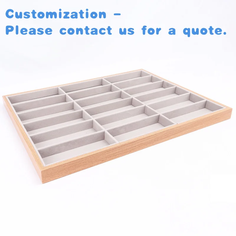 

custom.Optical Store Counter 12-Slot Glossy Modern Design Sunglasses & Glasses Display Tray Storage Box