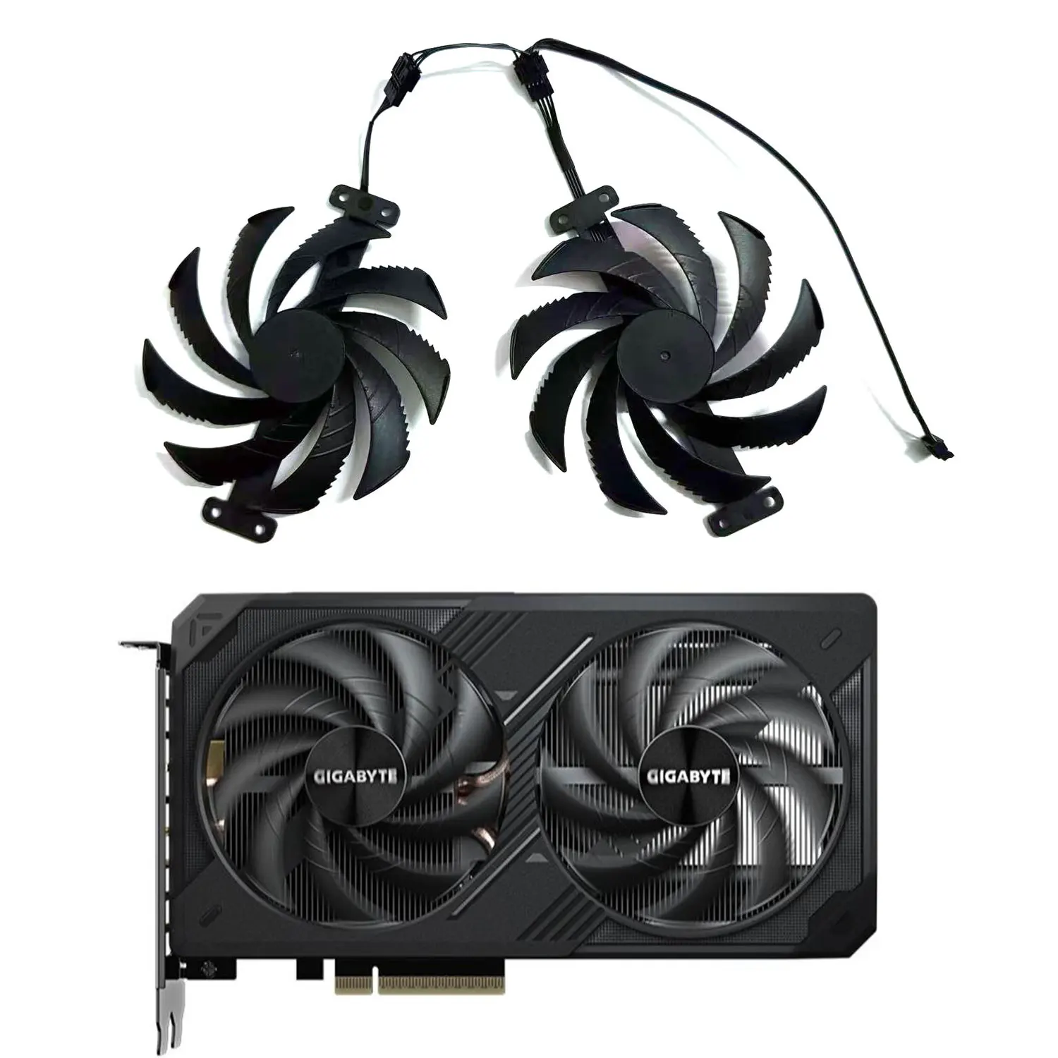 

95MM 4PIN PLD10010S12HH RTX 5060 Ti GPU fan suitable for Gigabyte GeForce RTX 5060 Ti WINDFORCE 16G graphics card cooling