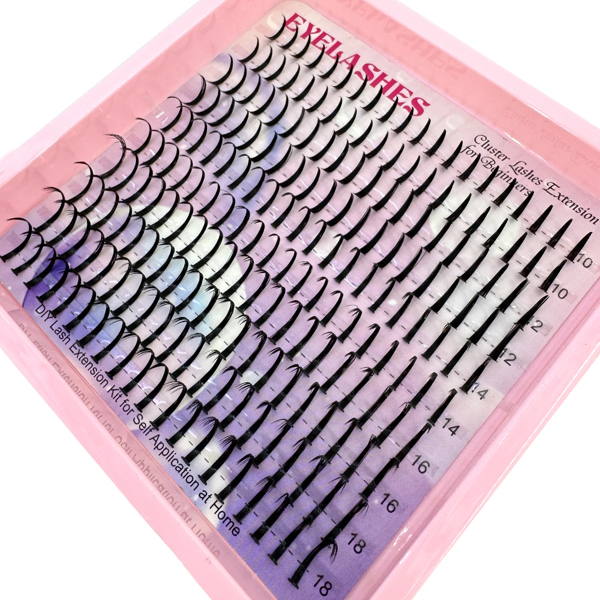 스파이크 속눈썹 속눈썹 클러스터 만화 클러스터 속눈썹 연장 애니메이션 속눈썹 클러스터 속눈썹 개별 DIY 요정 속눈썹 클러스터