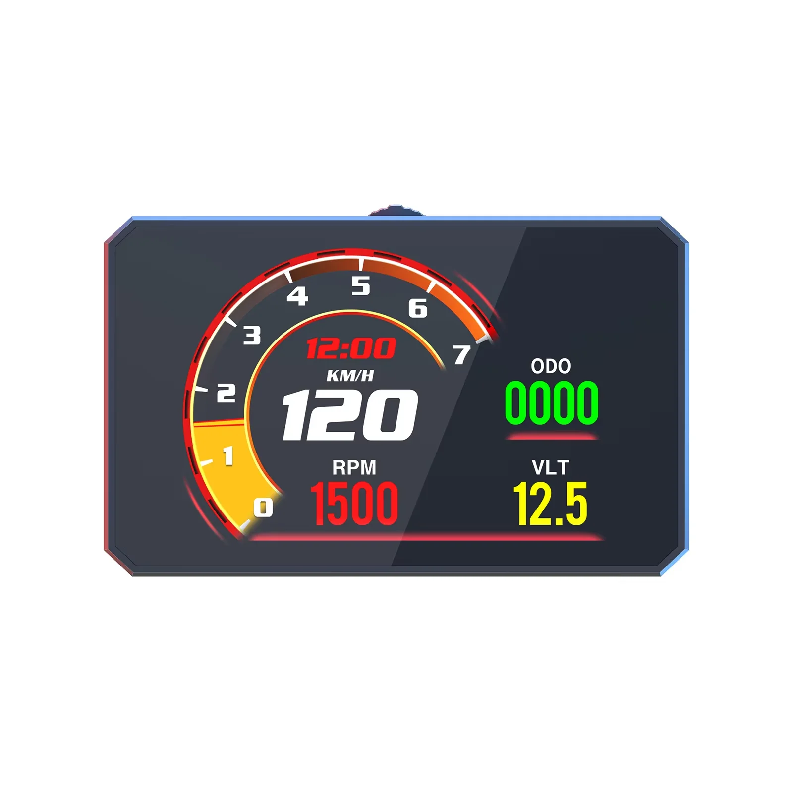 

P16 Head Up Display P16 Car OBD HUD OBD2 Head Up Display Car Projector Digital Speedometer Water Temp Speed Security Alarm
