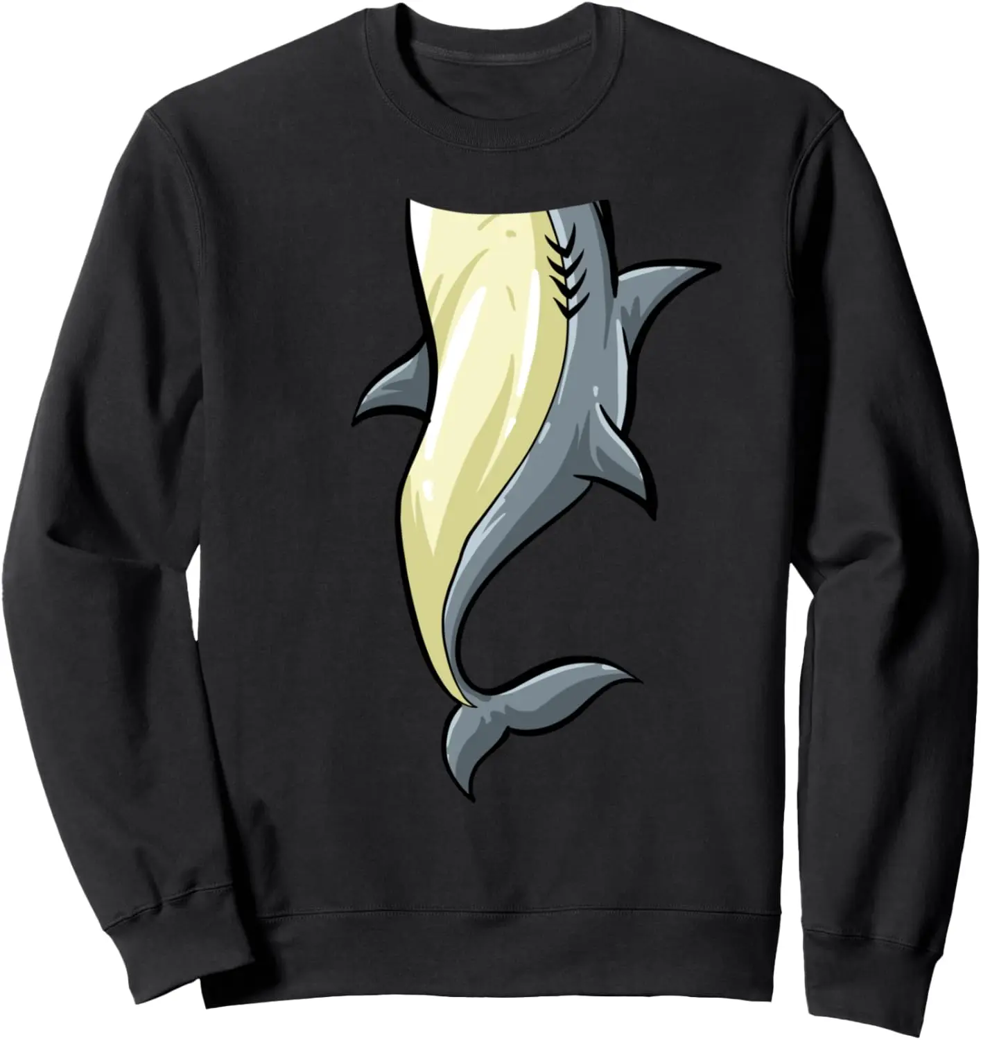 Cool Headless Shark Body | Funny DIY Halloween Costume Gift Sweatshirt