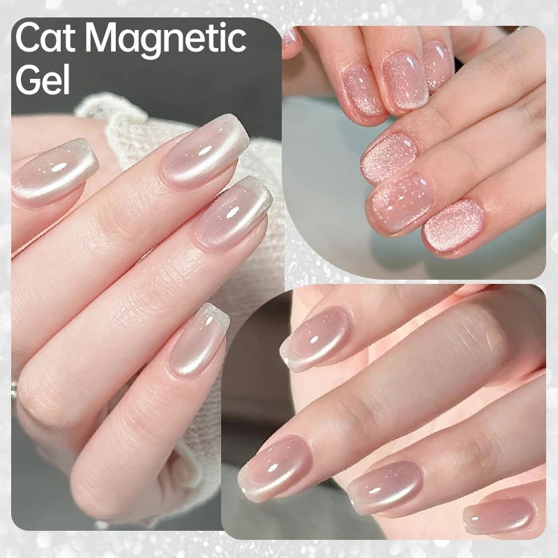 UR SUGAR 15 ml Jelly Nude Cat Magnetischer Gel-Nagellack Semi Permanent Soak Off UV-LED-Malerei Vanrish für Maniküre DIY-Design
