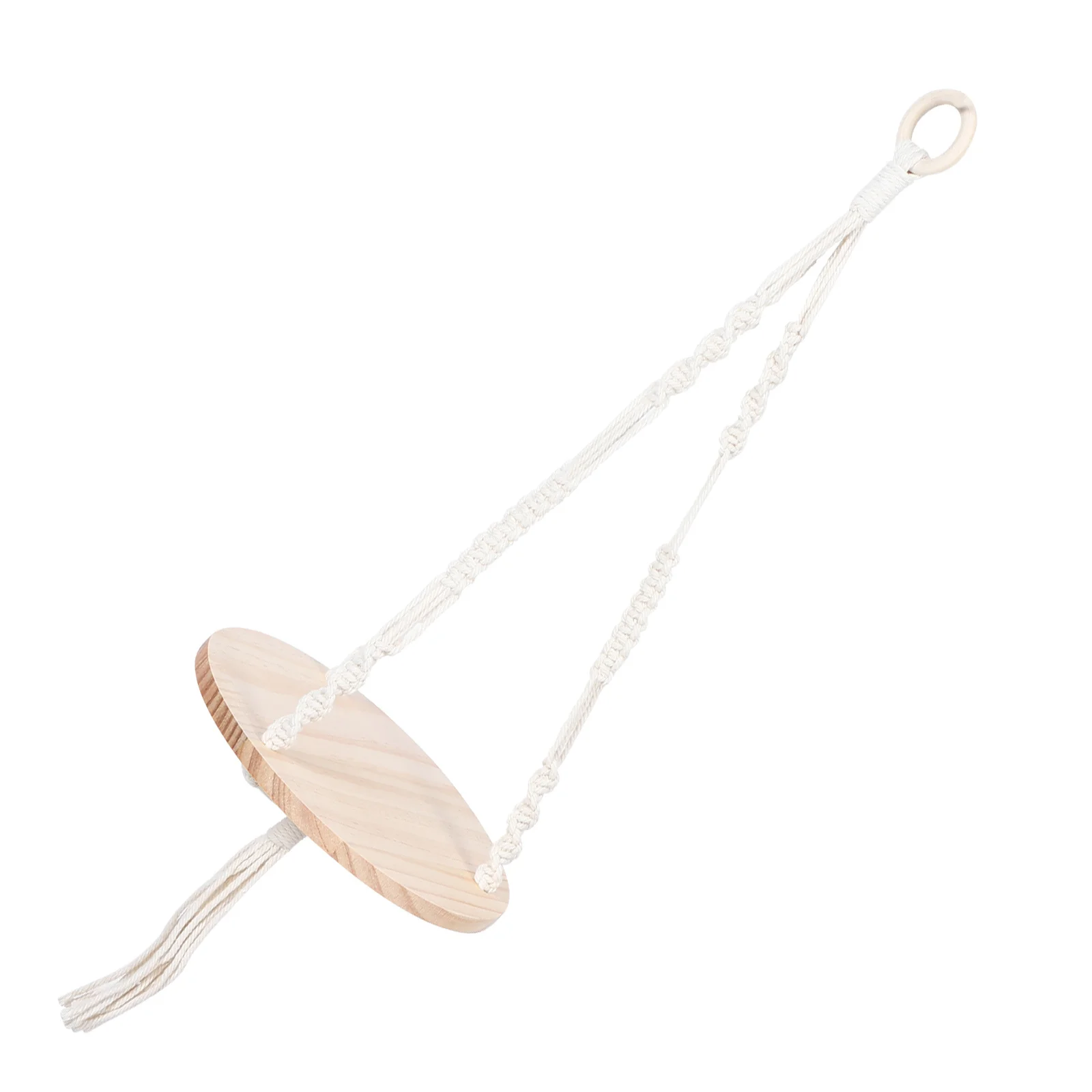 

1Pcs Knitting Cotton Thread Tapestry Flowerpot Rack Hanging Shelf Wall Pendant Decorative Plant Pot Display Rack Indoor Wall