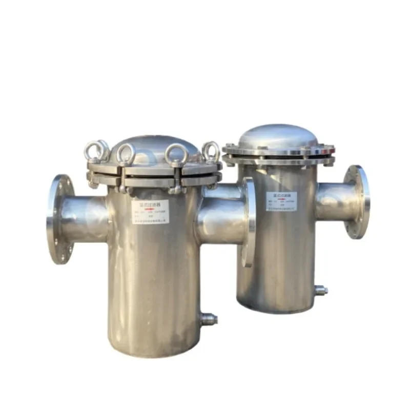 

Basket Filter Stainless Steel Blue Filter, Fast Open Straight Through Natural Gas Sewage Pipeline