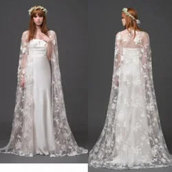 Ivory Bridal Lace Cape Bridal Cloak, Wedding Cloak, Bridal Wedding Accessories