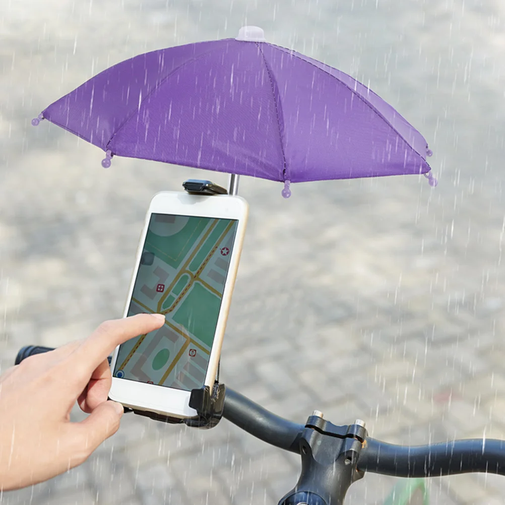Mini pare-soleil pour téléphone Portable, 2 pièces, léger, étanche, universel, adapté au cyclisme en plein air, décoratif