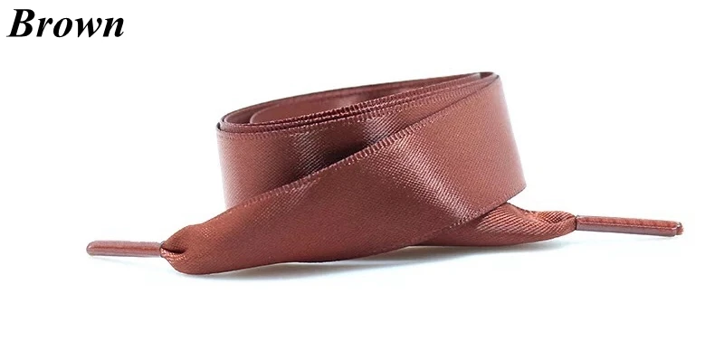 1 Paar neue Schnürsenkel aus Segeltuch, 2 cm Breite, Satin-Seidenband-Schnürsenkel für Sneaker-Schnürsenkel, 80 cm/100 cm/120 cm Länge – Detail 22