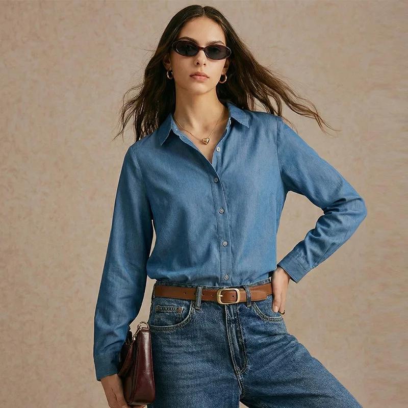 

Ruihao 2026 Autumn New Elegant Long-Sleeve Polyester Shirt For Women
