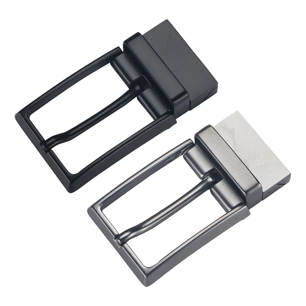 Men Causal Alloy Belt Buckle Single Prong Rectangle Pin Buckle