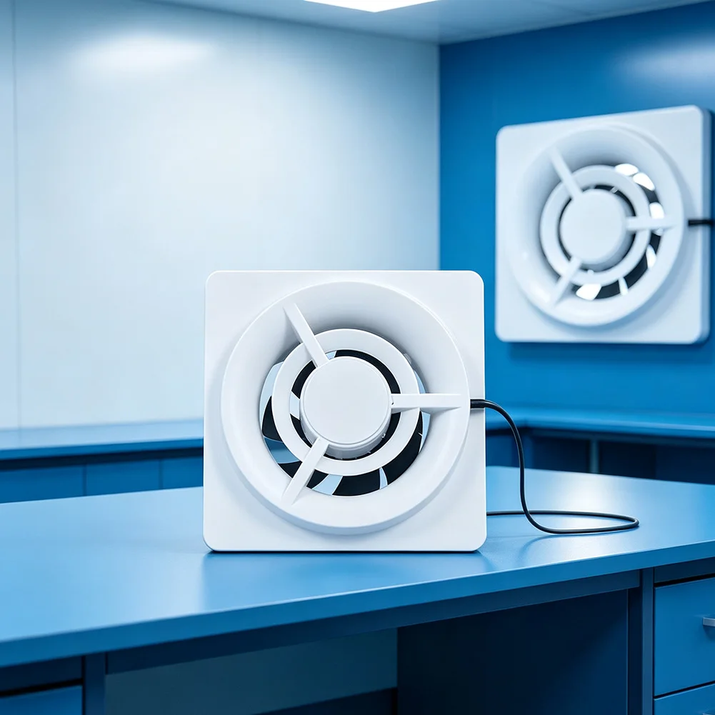 12V 2W 50mm Inline Duct Ventilation Fan ABS For Exhaust Fan 25m³/h Airflow 50Pa Quiet Air Circulation Fan For Bathroom Kitchen