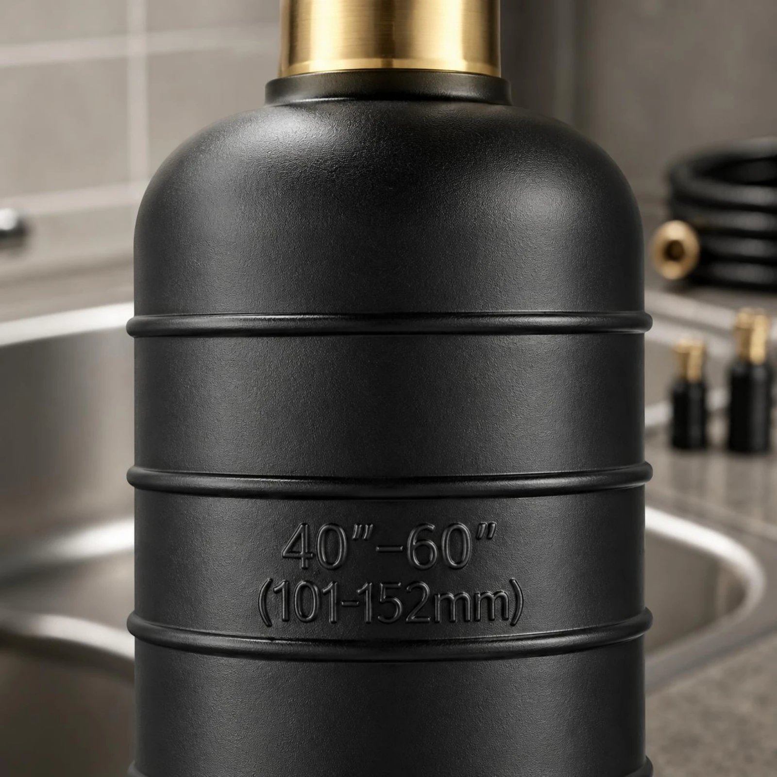 

Coiled Hose Shut-Closed Valve Coil Garden Hose Flexible Easy to Stow-Away