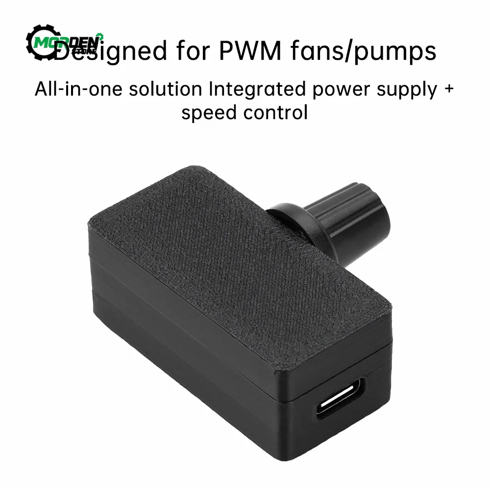 PWM Speed Motor  Controller 4Pin PWM Fan Governor USB TYPE-C DIY Watercooling Cooler  Power Supply Accessory