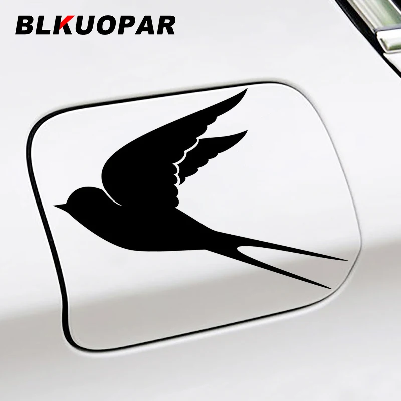 BLKUOPAR for Flying Swallow Silhouette Car Stickers Simple Sunscreen Decals Fashionable Windshield Vehicle Decor Car Label