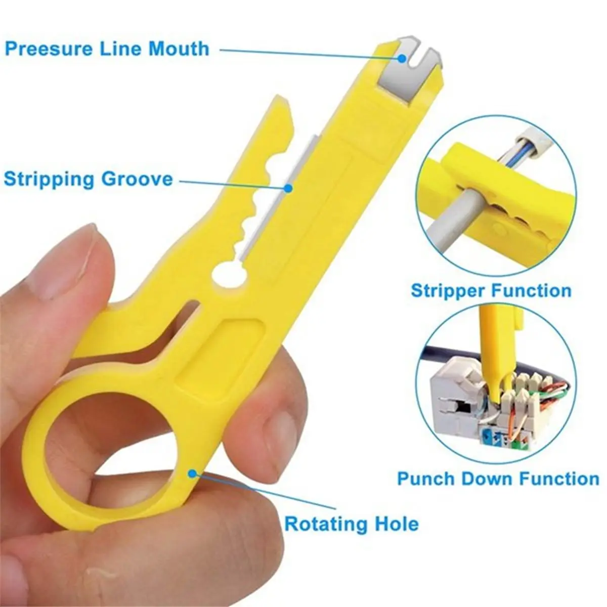 Big Discount RJ45 Crimping Tool Kit for RJ11/RJ12/CAT5/CAT6/Cat5e Computer Maintenacnce Lan Cable Tester Network Repair Tool Set