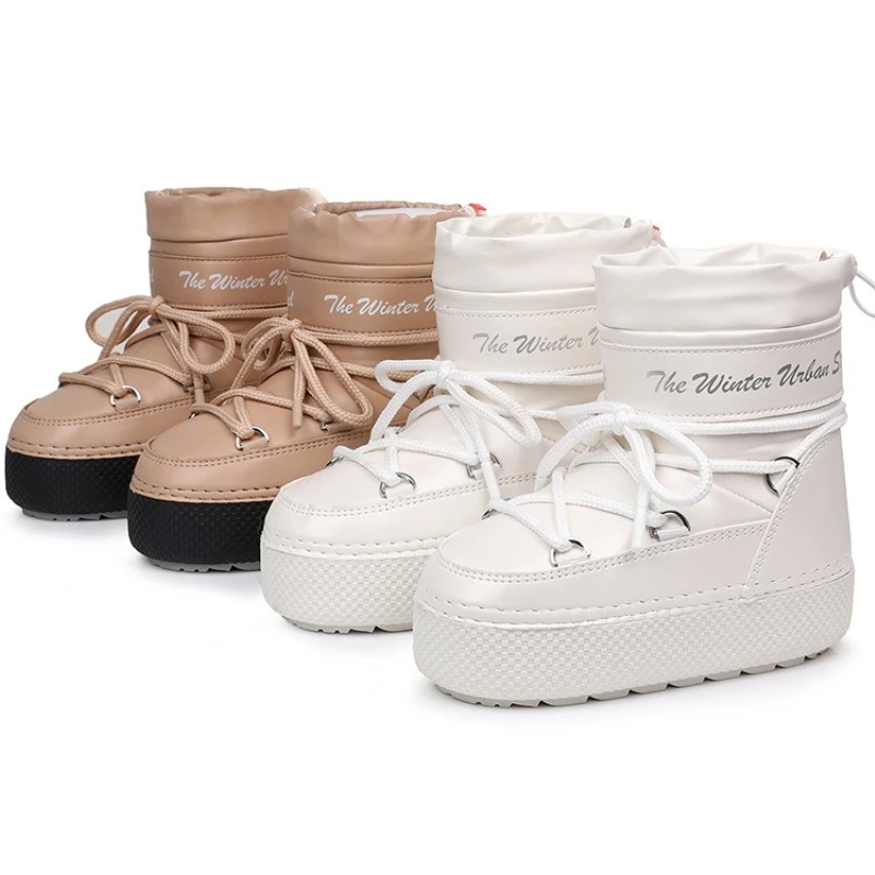 

Детские модные зимние ботинки, новые зимние ботинки в британском стиле на толстой подошве, теплые ботинки, повседневные противоскользящие брендовые короткие ботинки для девочек, женские осенние ботинки