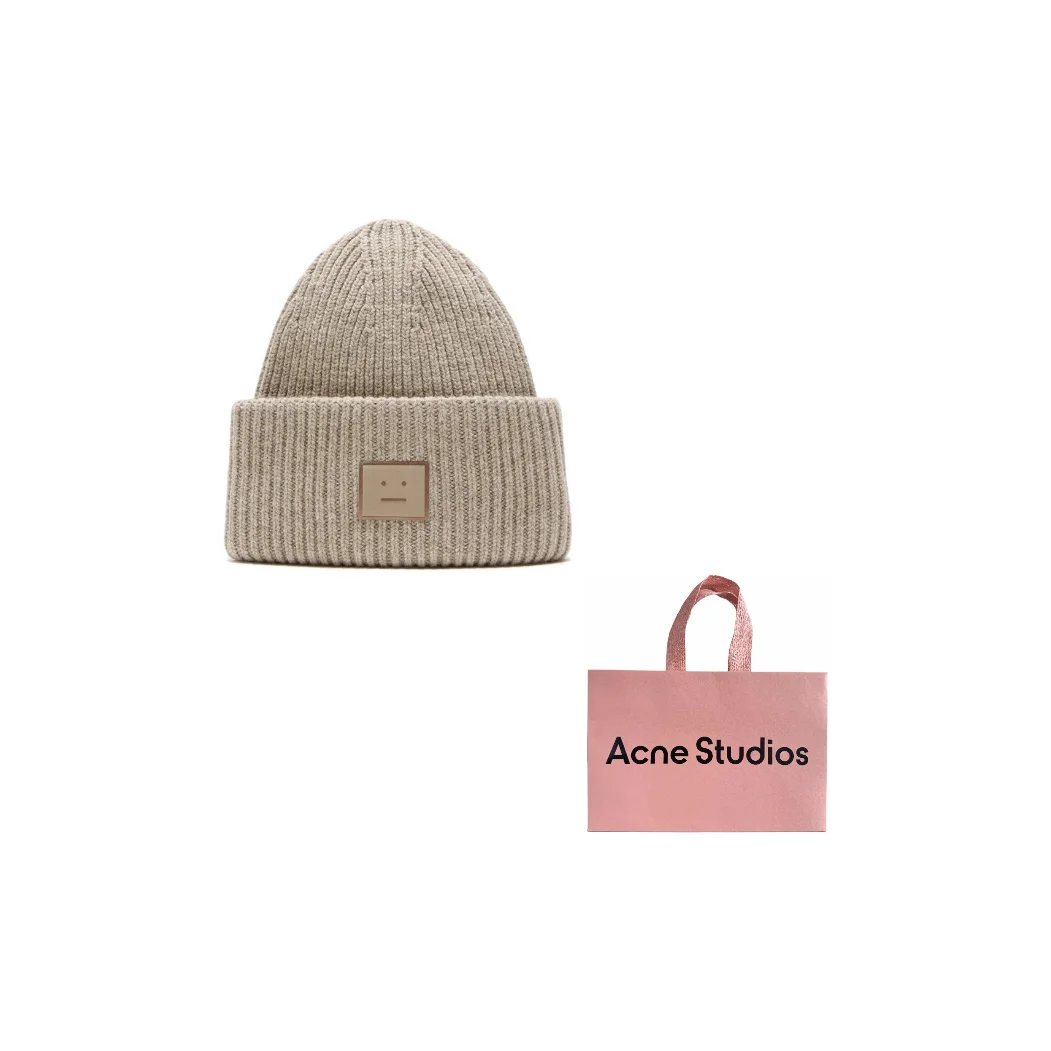 Acne Studios Wool/Nylon/Elastane Beanies Unisex C40424-DRN000