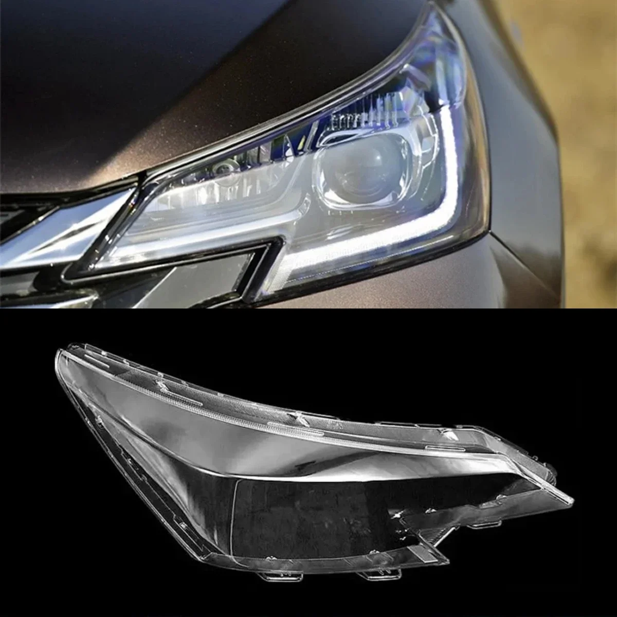 

For DFAC Dongfeng Aeolus AX7 Car Accessories Headlight Lens Cover Headlamp Shell Transparent Lampshade Plexiglass 2018 2019