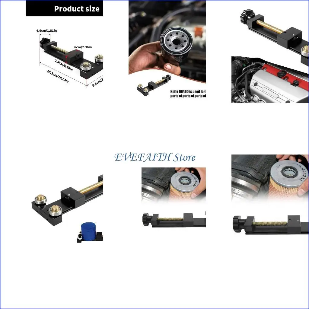 124B Oil Filter Cutting Tool Filter Cutting Tool Inspection Tool Parts for Filter Cutting 66490 Aluminum Oil Filter Cutter
