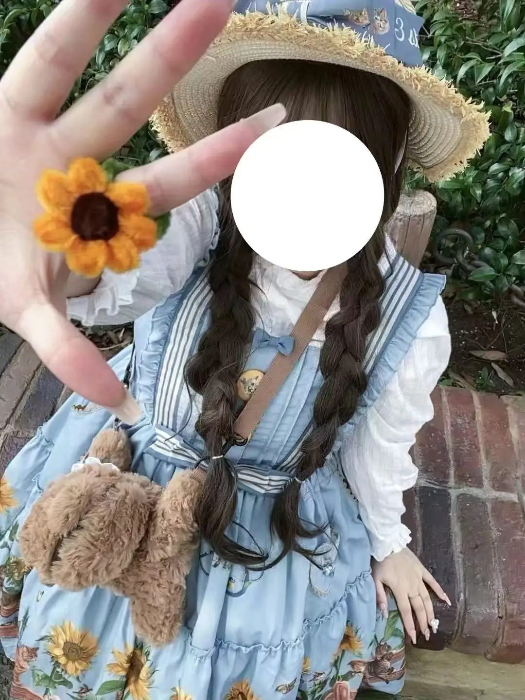 

Платье-сарафан Lolita Puff Original Cat and Sunflower JSK Sunset, милое повседневное, ЛЕТО 2026, НОВИНКА, женское, больших размеров