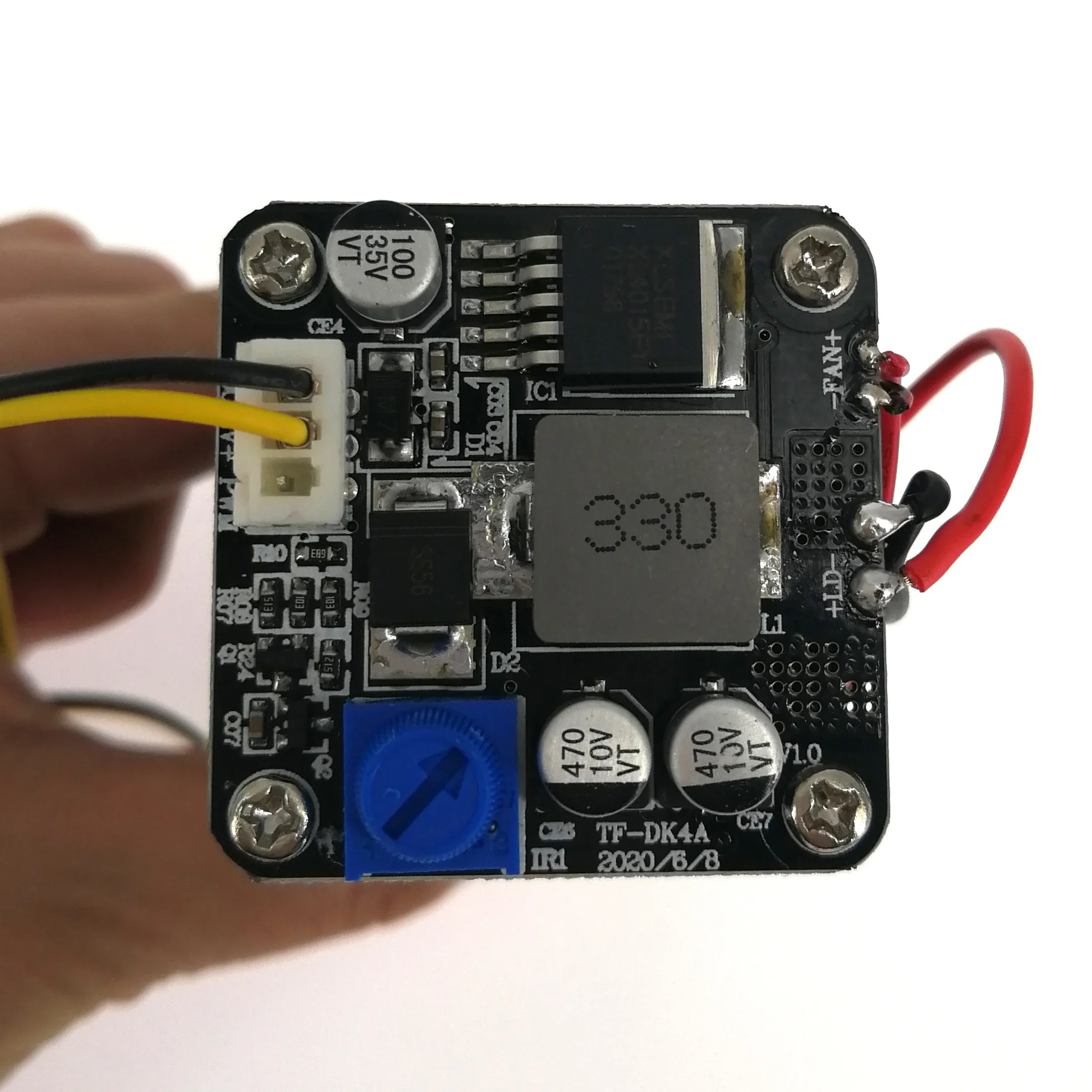 Il modulo Laser blu incisione Laserland 6W 450nm incide su acciaio inossidabile
