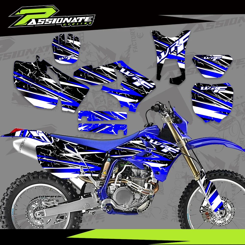 

For Yamaha WR250F WR450F WRF250 WRF450 2005 2006 WRF 250 450 WR 250F 450F Full Graphics Backgrounds Decal Sticker