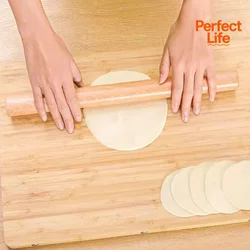 Solid Beech New Beech Solid Wood Household Dumpling Skin Mini Rolling Pins Pin Stick Dough Baking Tool Gadgets Roller Kitchen