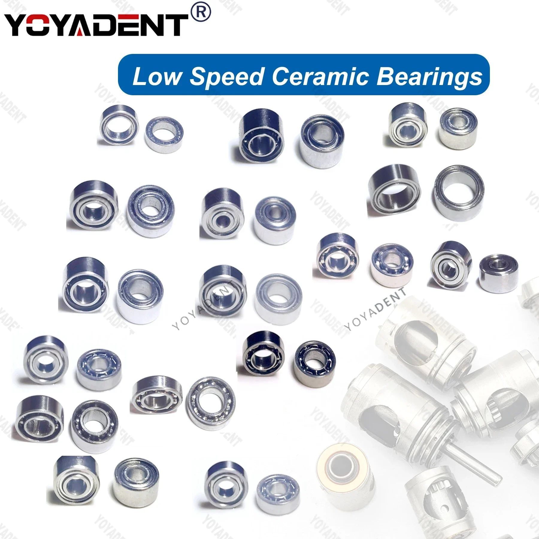 Dental Bearing Low Speed Handpiece Ceramic Bearings For NSK WH KAVO Sirona Low Speed Handpiece Dental Accessorie 5Pcs