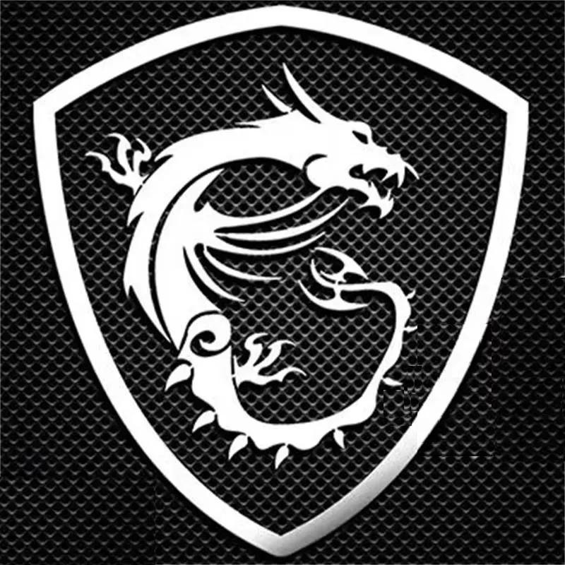 msi metal sticker for laptops, mobile phones, computers, cars, power banks and tablets