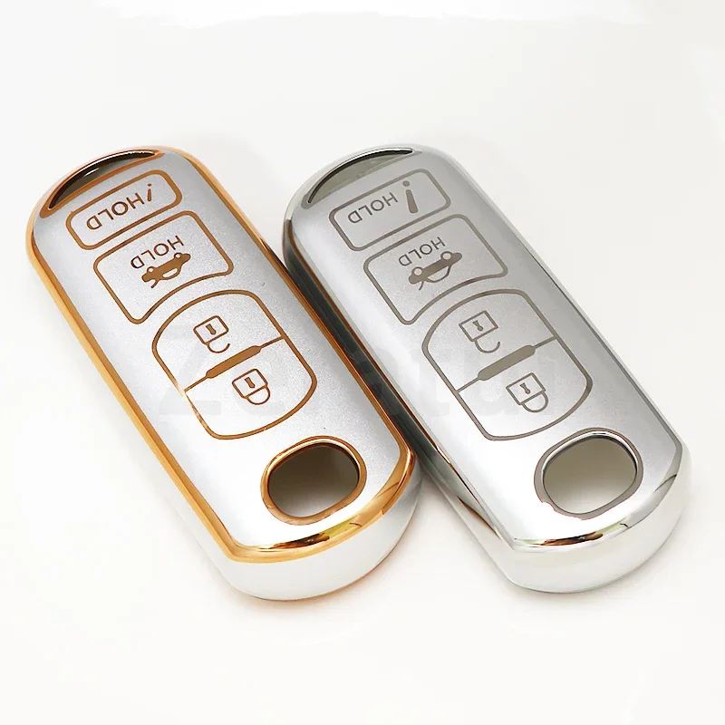 TPU Car Remote Key Case 4 Buttons For Mazda 2 3 6 Atenza Axela Demio CX-5 CX5 CX-3 CX7 CX-9 2015 - 2019 Accessories Cover